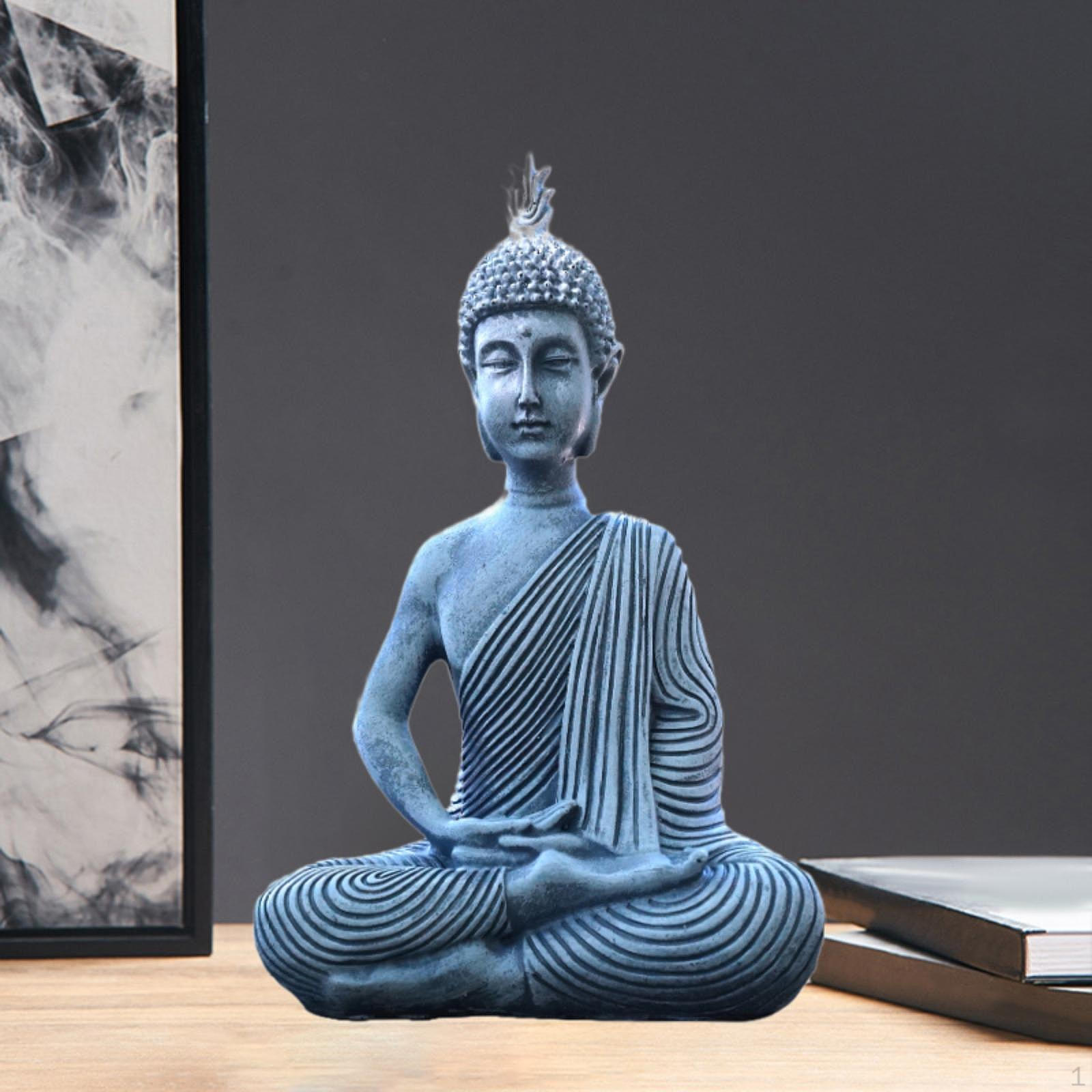 

Статуэтка Будды для украшения интерьера и фэншуй в офисе или спальне 15cmx12cmx24cm