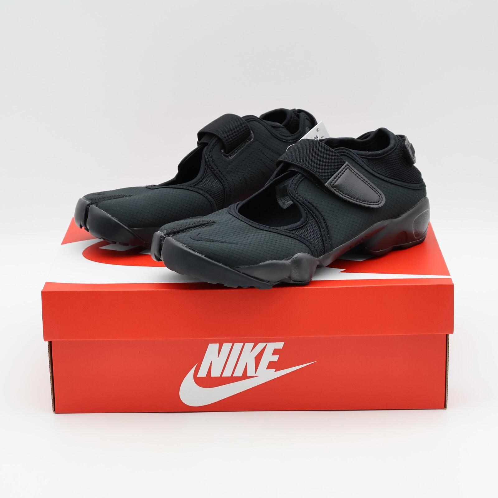 DN1338-004 Nike Air Rift Breathe Black White Black (Women s) 9W