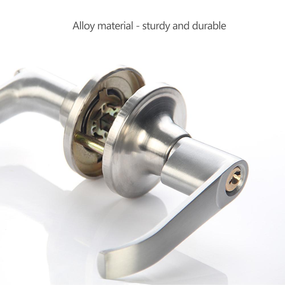 3-Rod Door Lock Aluminum Alloy Mortise Lock Door Knob Lock Set Easy Installation Universal Lock
