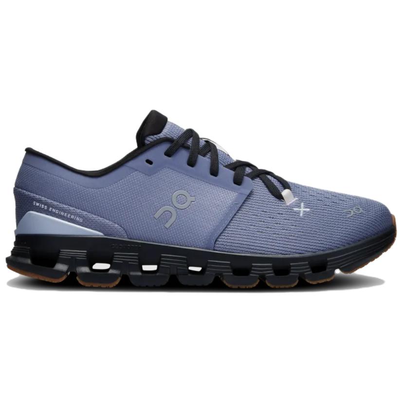 ON  Cloud X 4 Feather Black Women Sneakers Blue 3WE30072545