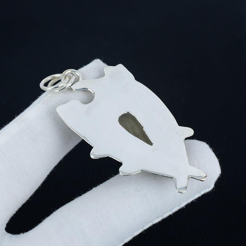 Natürlicher Regenbogen-Mondstein Edelstein Silberanhänger in 925 Sterlingsilber - Handgefertigtes Design, Alltagsschmuck, Einzigartiger Anhänger Thanksgiving-Geschenk