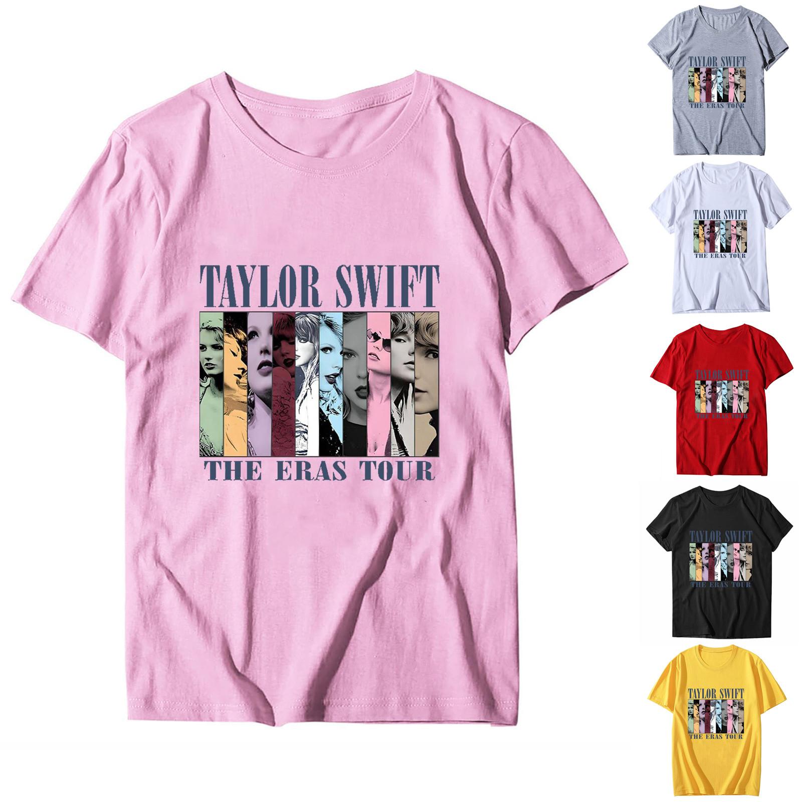 

Женская повседневная свободная футболка с принтом, пуловер с круглым вырезом, топ с короткими рукавами