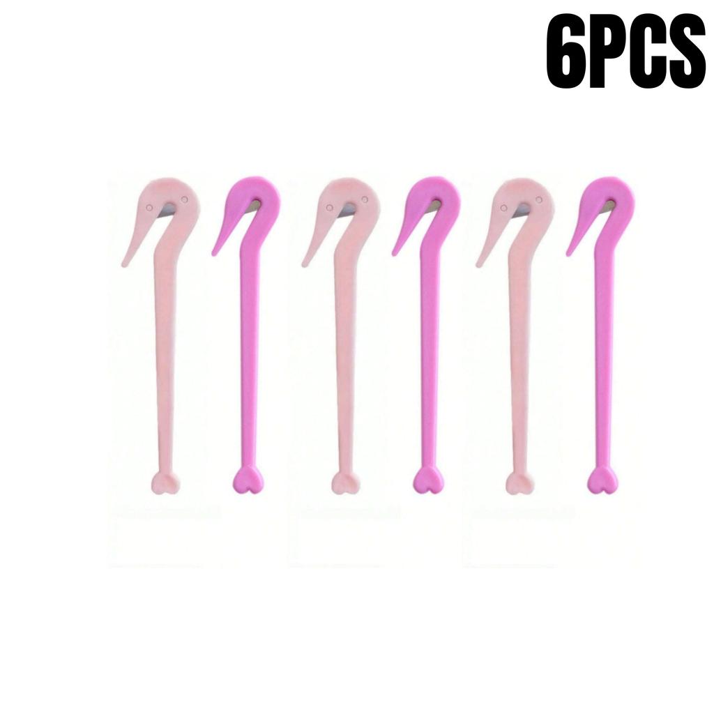 2/4/6/8Pcs Disposable Elastic Hair Band Cutter Girls Ponytail Remover Headbands Cutting Tool Kids Headwear Cut Knife Accessories