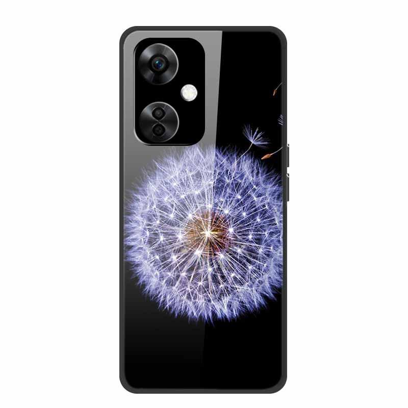 Personalisierte bunte Landschafts-Handyhülle mit gehärtetem Glas für OnePlus NORD CE 3 5G