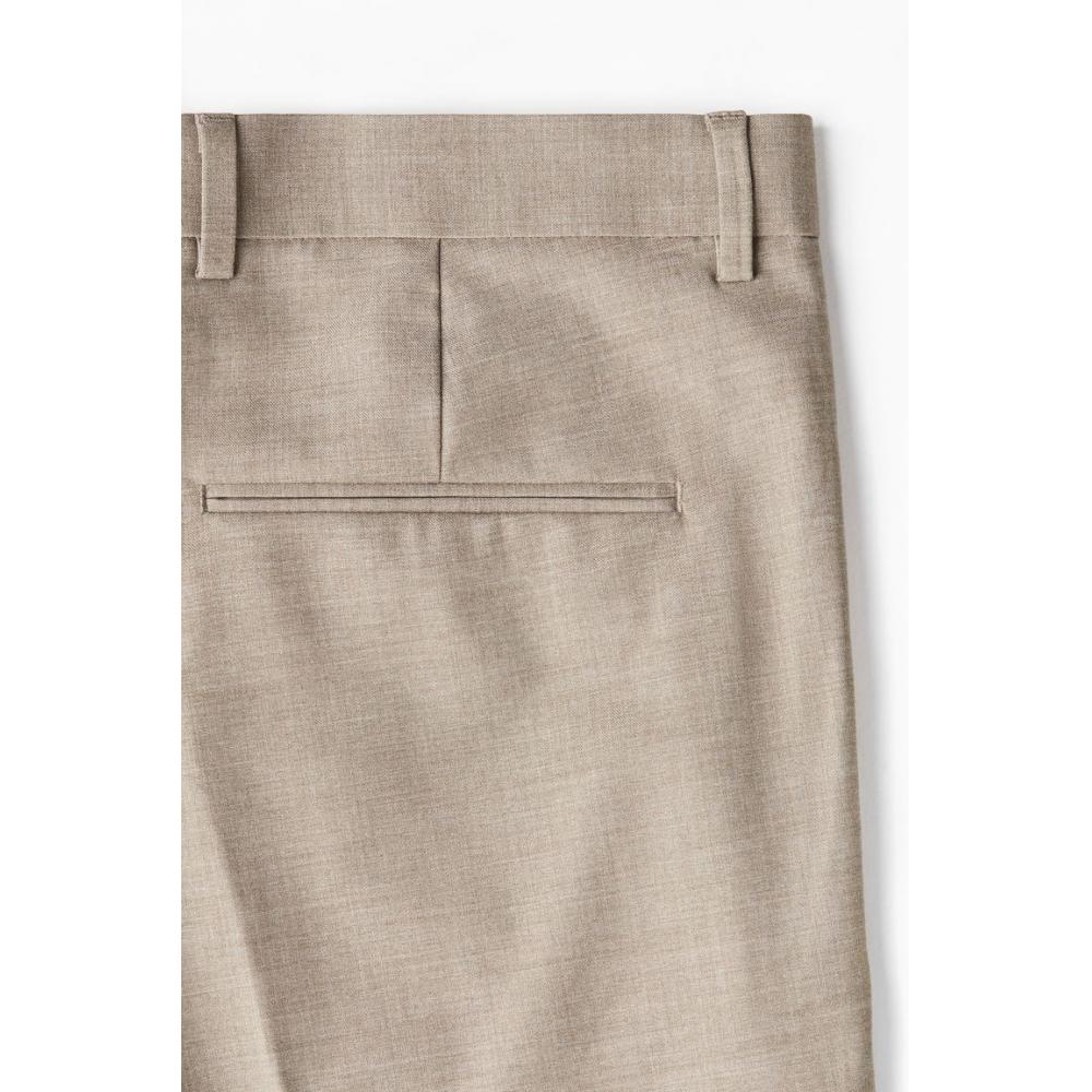 H M sliM Fit Suit Pants Grey