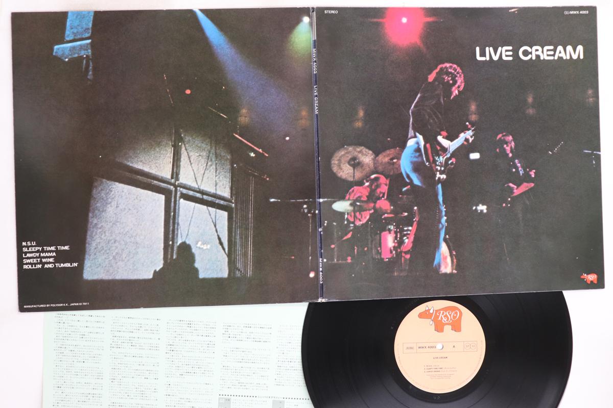 

LP Record CREAM - Live Cream MWX4003 RSO 1980 Japan Rock Used