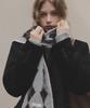 Teuwi Wellan Argyle Knit Scarf