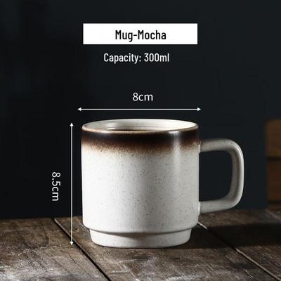 Vintage Kaffeetasse aus Keramik im japanischen Stil