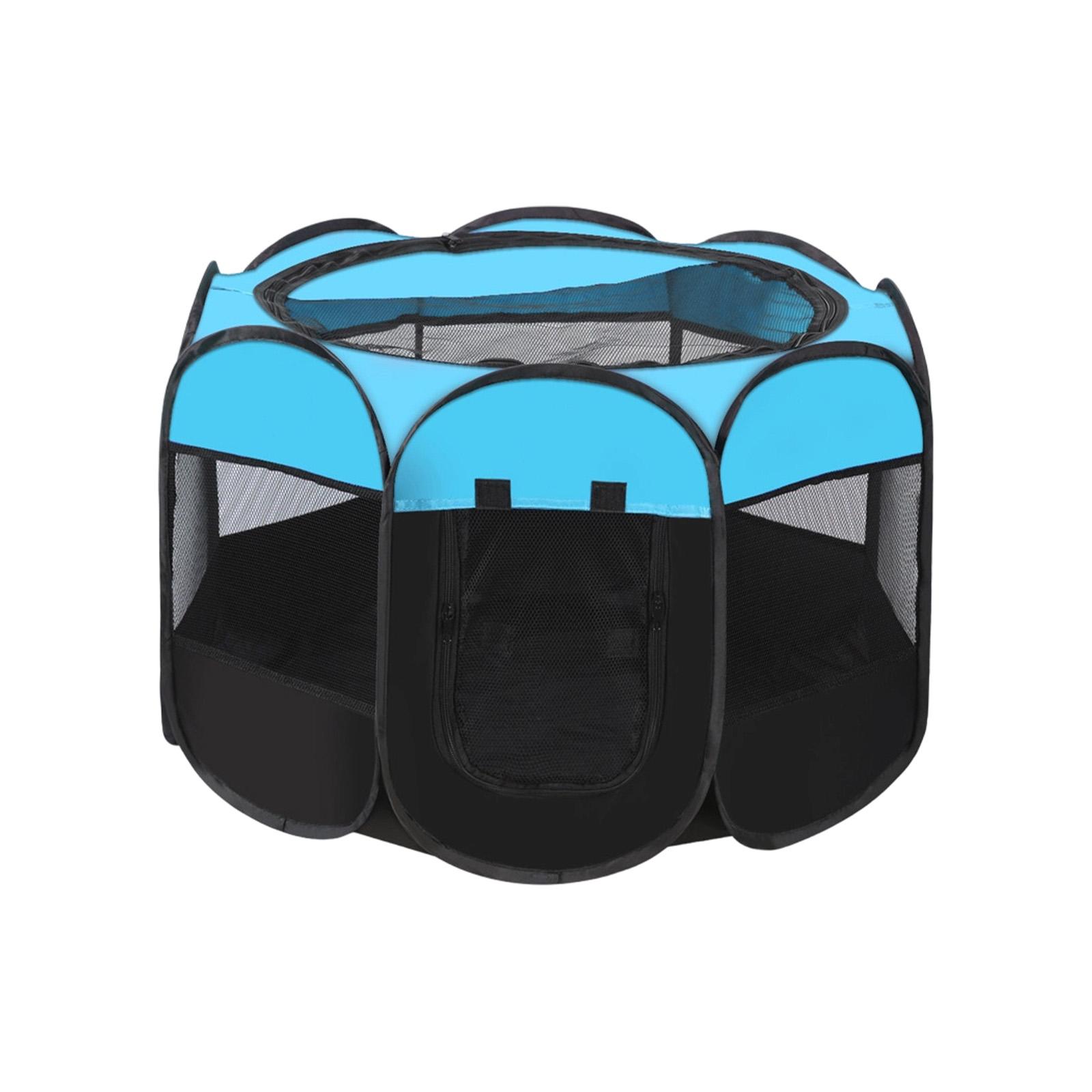 

Pet Tent Octagon Cage Enclosure S синий