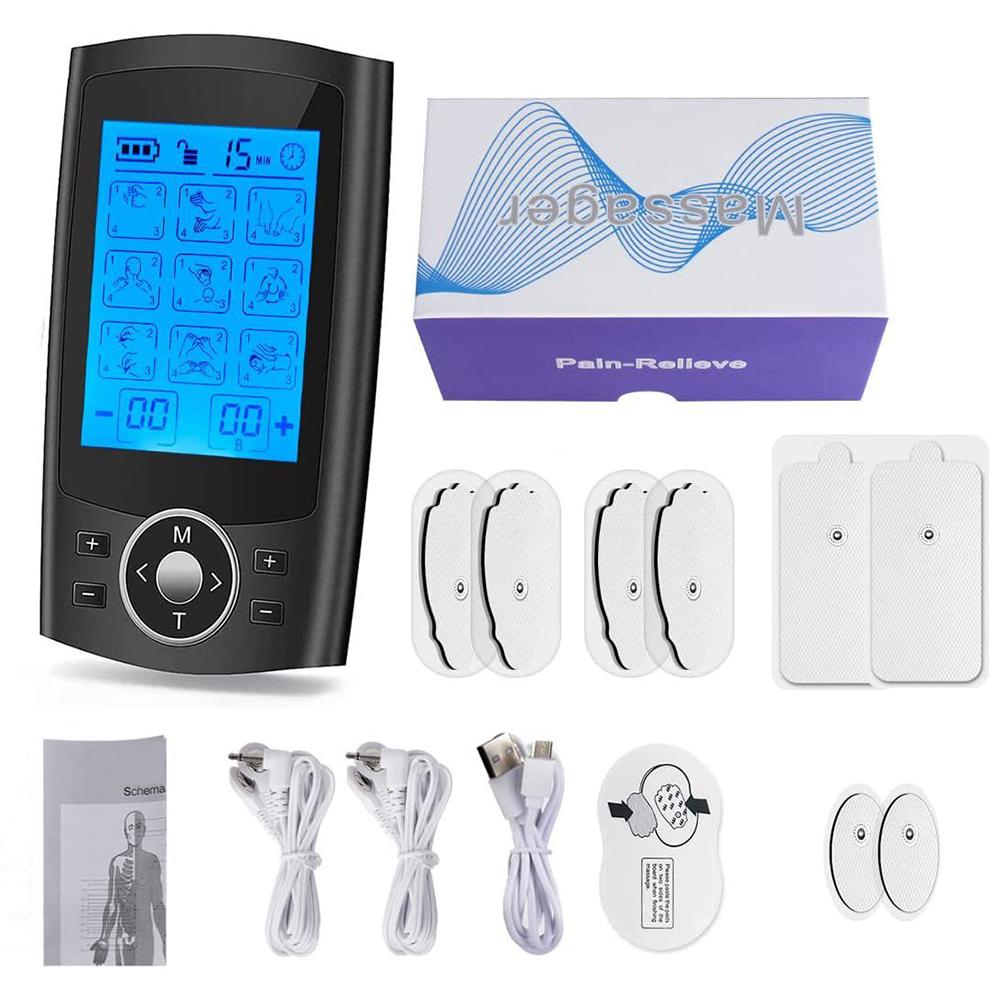 TENS EMS Muscle Stimulator Electric Pulse Body Massager For Pain Relief Relaxation Treatments TENS Unit Machine With 36 Modes