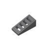 MOC 10PCS 61409 Slope 18 2x1x2/3 With Grille Building Blocks Kit Idea Bricks Educational Idea DIY Toy Children Birthday Kid Gift