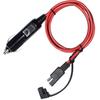 Vehicle Air Pump Connecting Line Cigarette Lighter to SAE Extension Line Vehicle Air Pump Socket Wire High Power Battery
