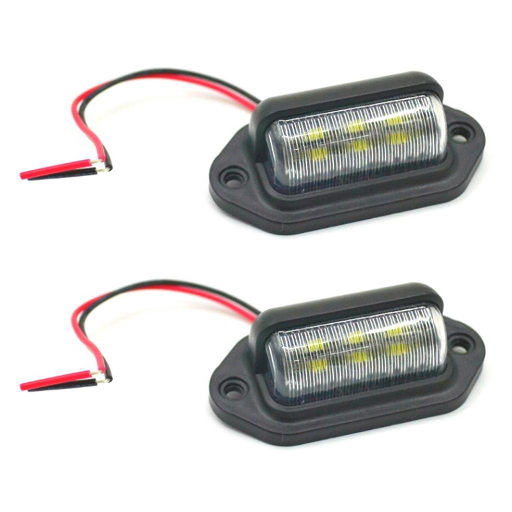 2 Pack Led Trailer Light Front Rear Side Marker Lights Clearance Indicator Waterproof Sealed Surface Mount Marker Light