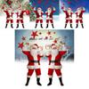 Luxurious Velvet Santa Claus Costume For Adults With Complete Accessories Set