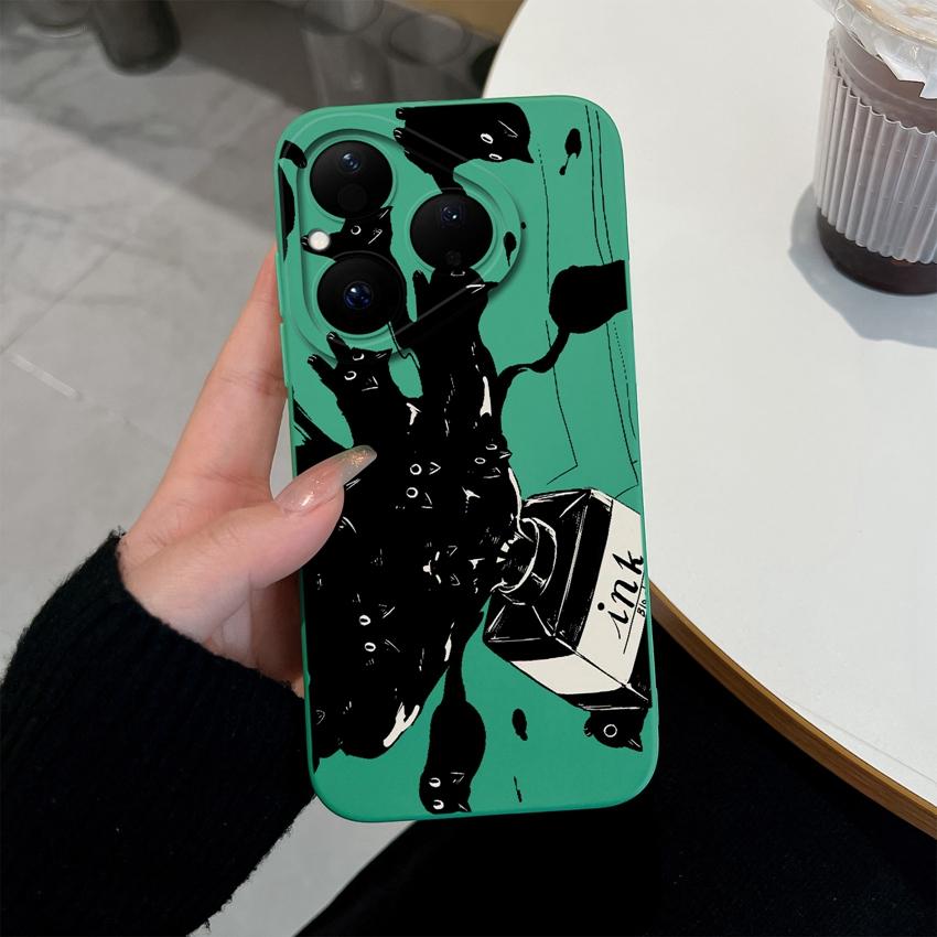 Beautiful Butterfly Flowers Fashion Case For Huawei Pura 80 Pro Plus Honor X7d X9d X20 V40 Phone Cover Liquid Silicone Anti Slip Shell For Huawei Capa