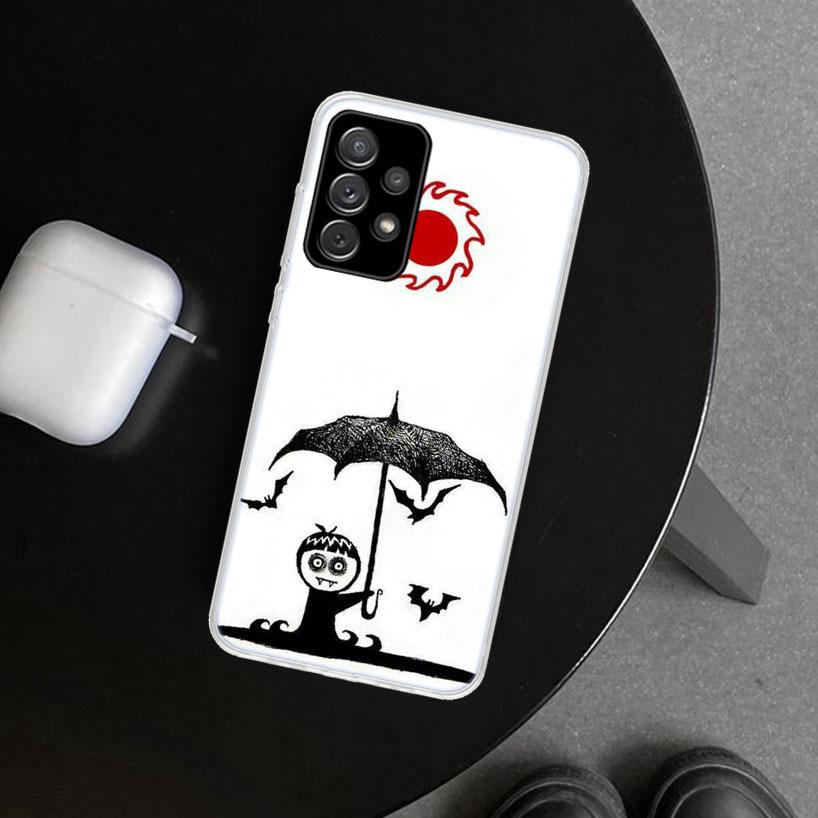 Gothic Vampire Scarlet Art Phone Case for Samsung Galaxy A17 A16 A26 A36 A56 A57 A37 A15 A25 A35 A55 A14 A24 A34 A54 A13 A23 A33