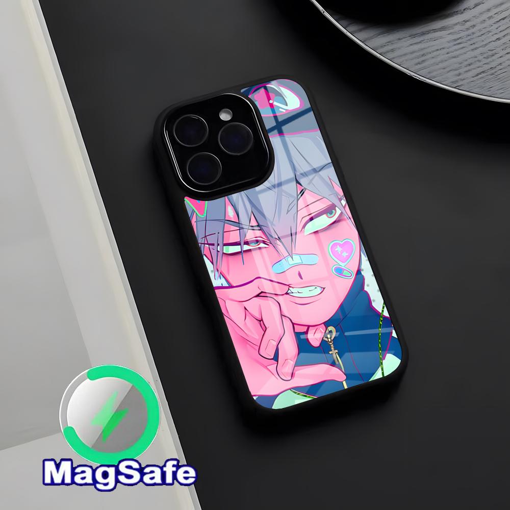 

Alien Stage Phone Case Magnetic Glass Case For IPhone 17 Pro Max 16 15 14 13 11 Pro Max Plus Phone Case iPhone 12 Pro Max