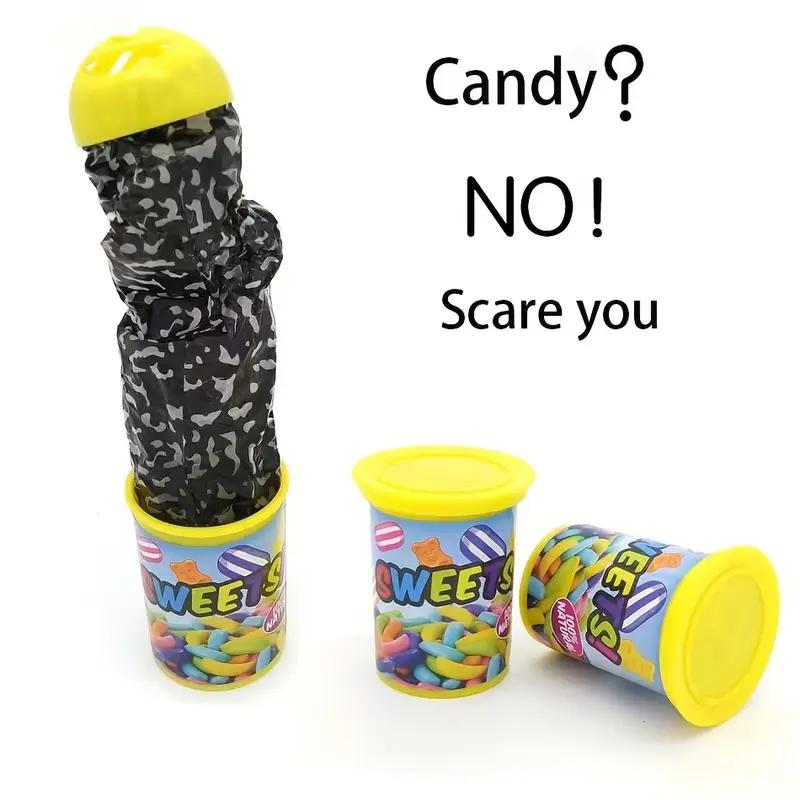 April Fool'S Day Fun Potato Chips Creative Teasing Toy Shocking Candy Box Bounce Snake Bucket Trick Supplies