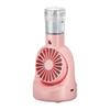 F6 Fan with Desktop, Handheld and Neckband Modes, USB Rechargeable Spray Fan with Lanyard