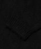 Analog Mood (Unisex) Wool Round Back Knit Cardigan (Black)
