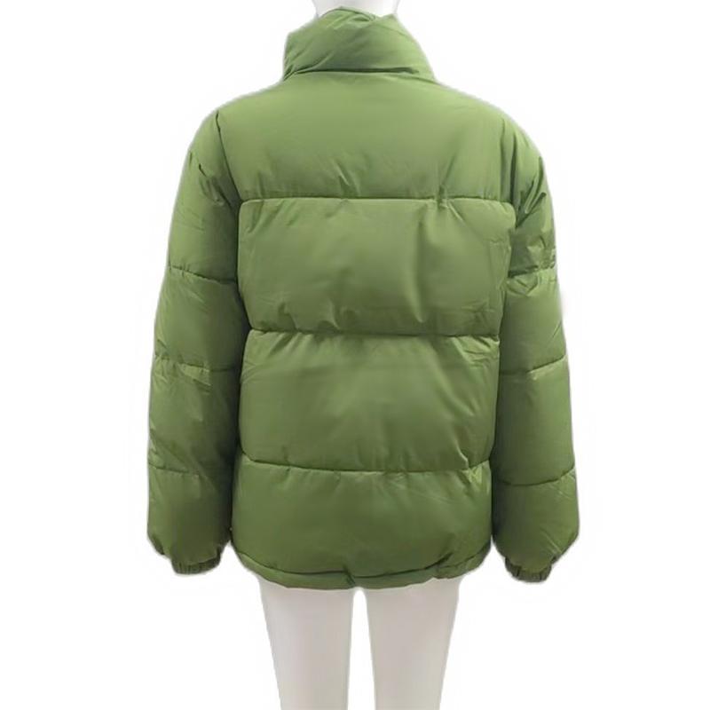Plus Size Women's Warm Jacket Solid Color Loose Top