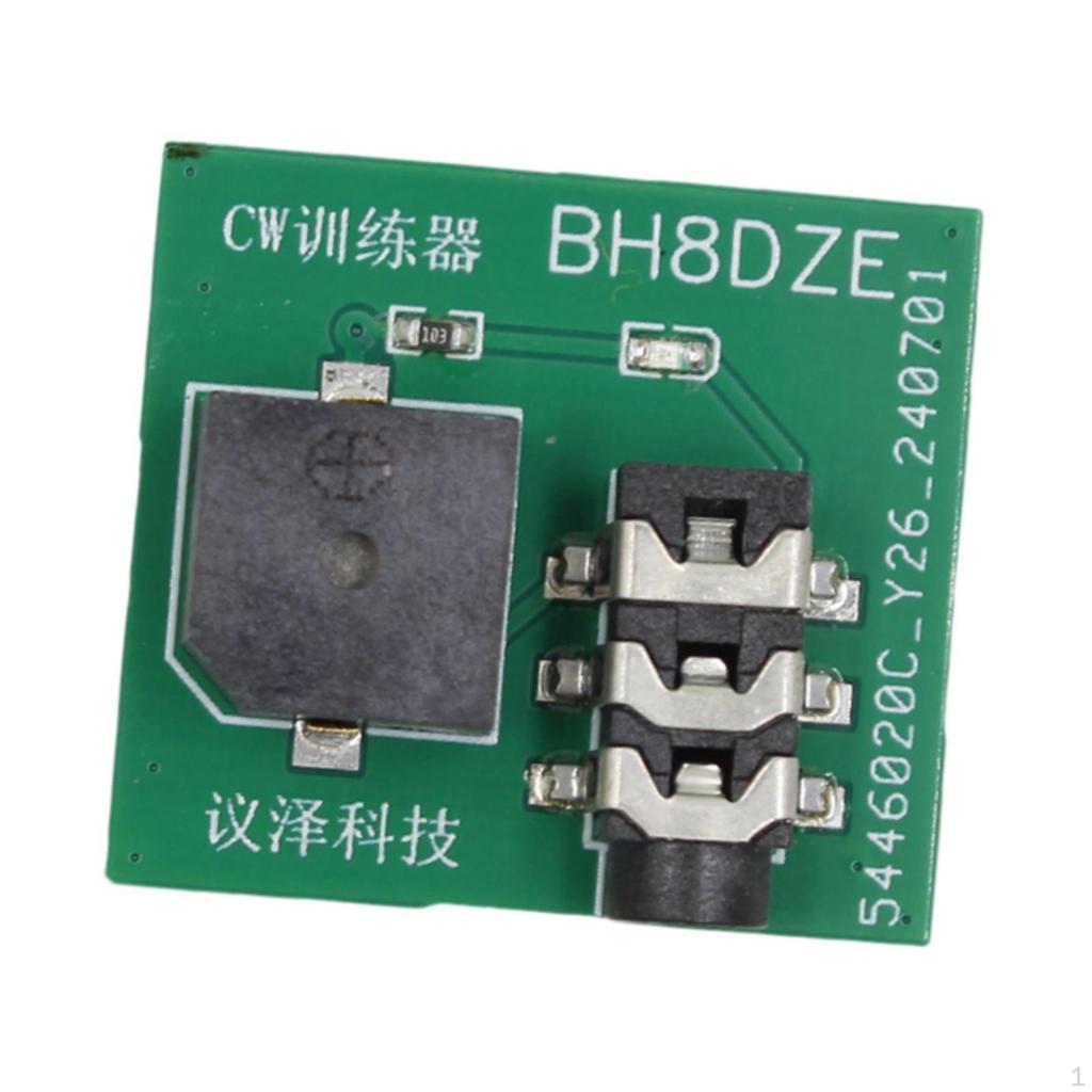 Manual CW Practice Tool Train, Morse Code Oscillator Training Aid with Buzzer