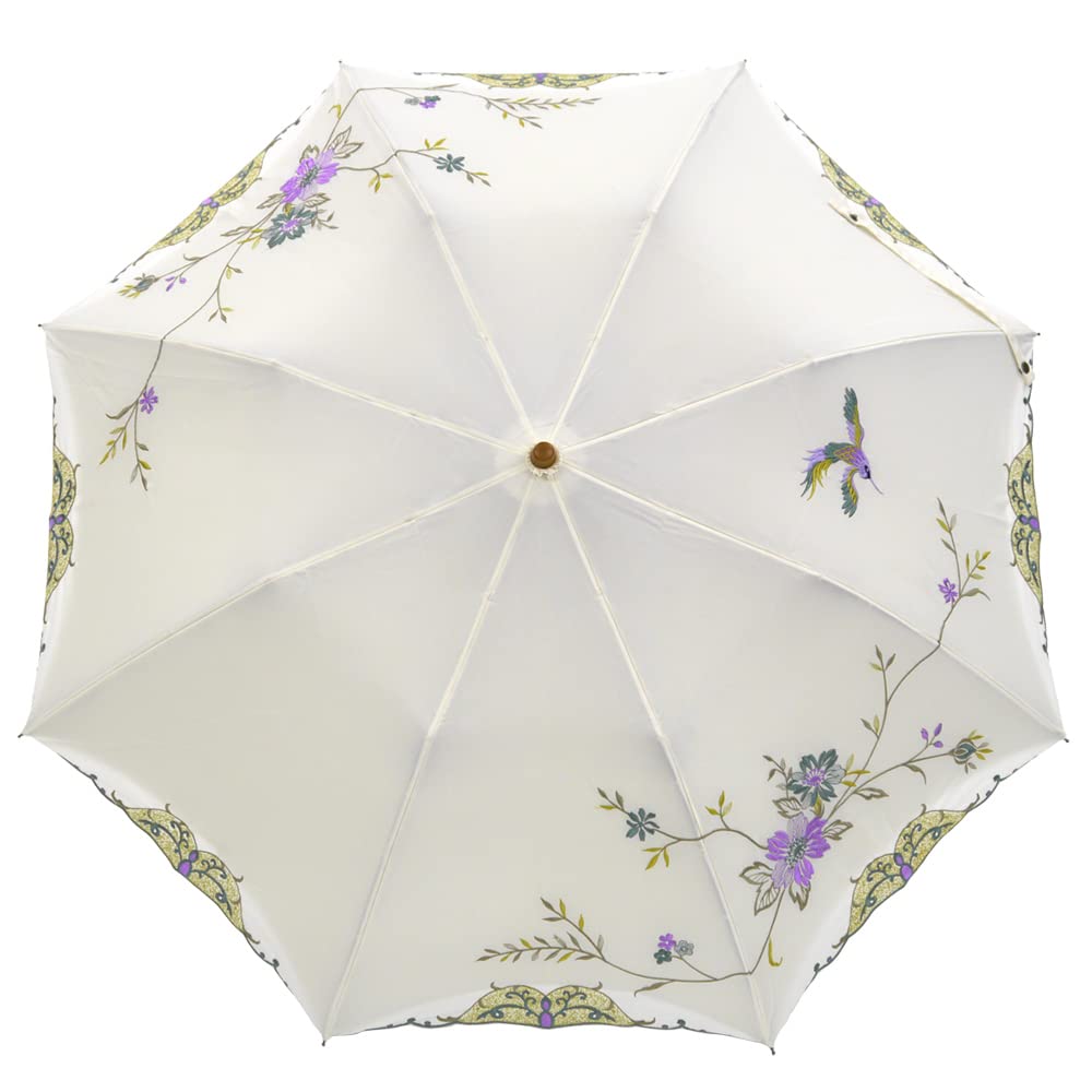 Chinoiserie Modern Sun and Short Heat Grade 1 Light Heat Cooling and White Parasol, Rain, Folding, Dissipation, Frog-Shaped, Blocking, Insulation,