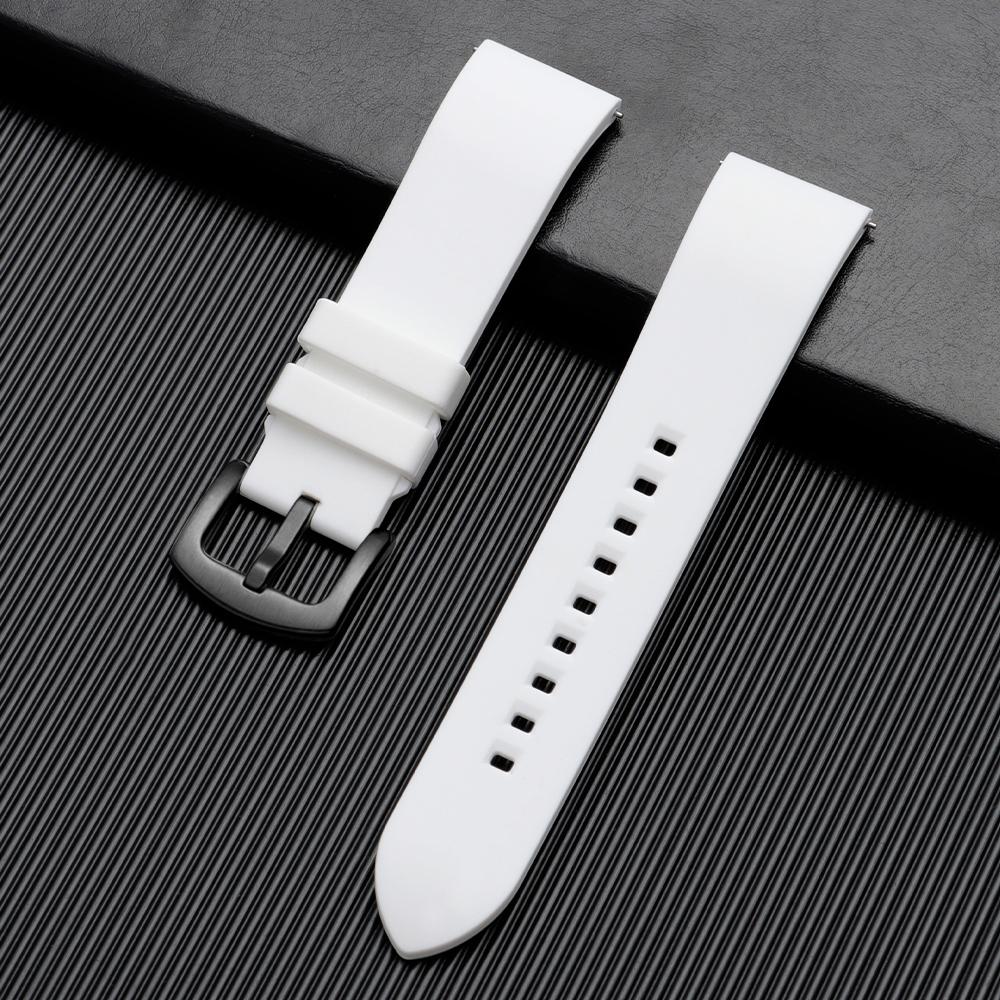 Silicone Watch Band 18mm 19mm 20mm 22mm 24mm Men's Women Sports Watrproof Strap for Rolex for Seiko Watch Replacement Watchband