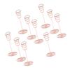 10Pcs Table Card Holder Reusable Metal Iron Place Stands Display Clips for Weddings Events Restaurants Parties