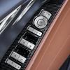 For Genesis G80 -2026 LHD Car Supplies Carbon Fiber Window Lift Button Switch Cover Trim Interior Accessories