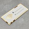 WIFI Sign Mirror Wall Stickers 3D Acrylic Rewritable Handwriting Account and Password For Public Shope Signage Decorate
