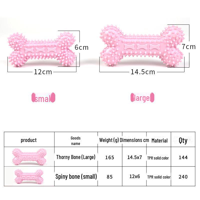 Jucării TPR pentru câini mici și mijlocii - Curățare dentară și joc de auto-ajutor