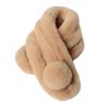 Faux Rabbit Fur Plush Neck Scarf Thicken Double-sided Neck Cover Cute Cross Scarf  Winter