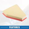 X Autohaux Car Cabin Air Filter 13717542294 for BMW 128/323I 325/328I/Xi 330I/Ci/Xi Xdrive L6 2.5L 3.0L 2006-2013 Accessories