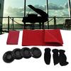 Keyboard Piano Foot Cover Piano Cleaner Care Kits Piano Pedal Pad Pedal Case Set