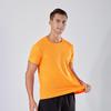 Unisex Quick-Dry Short Sleeve Running T-shirt - Solid Color Sportswear