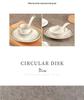 Melamine Four-Piece Table Set: Imitation Porcelain Plastic Bowls & Plates for Restaurants and Hotels