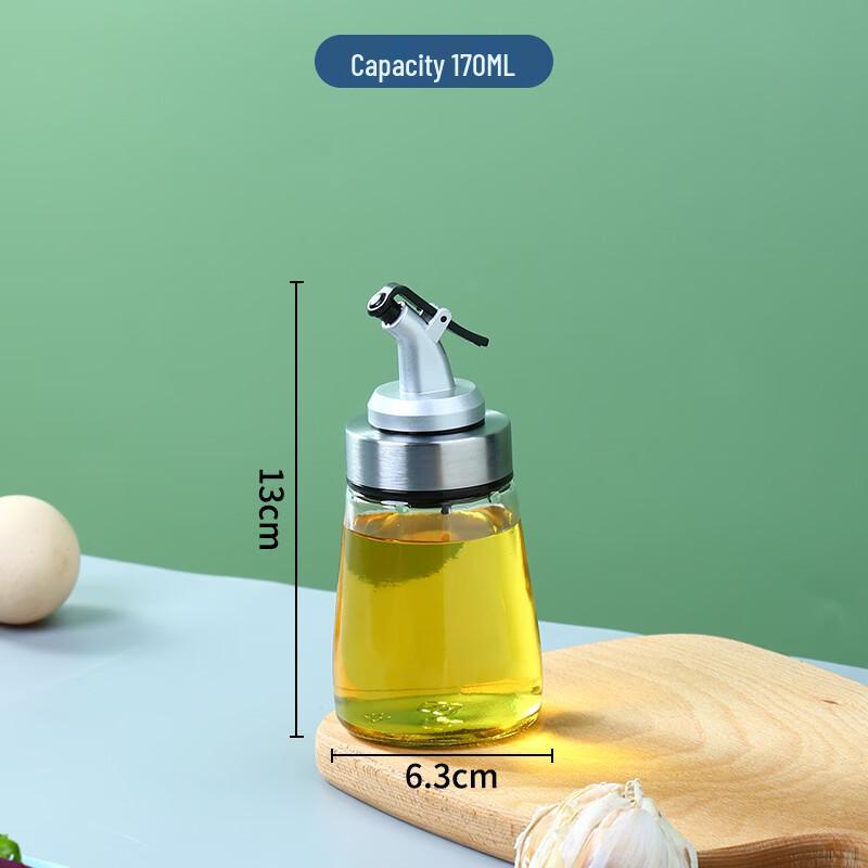 Conical Glass Oil Dispenser 3-Pack