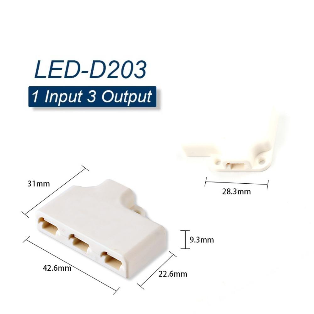 18~22AWG Wire Splitter Connector Pluggable LED Connectors New Crimp Terminals
