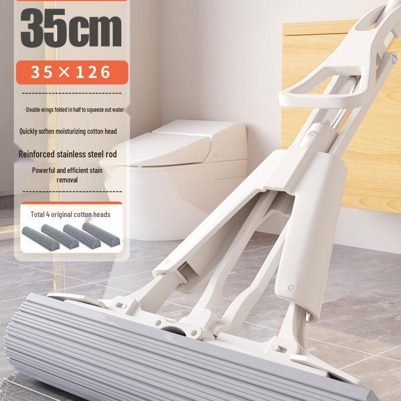 Large PVA Sponge Mop with Easy Squeeze and Water Absorbency