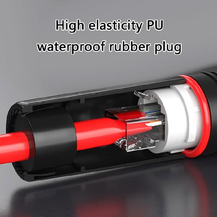 Easy Installation RJ45 Coupler Waterproof RJ45 Extender for Gigabit Networking with POE and Shielding Function