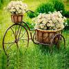 1-10Sets Resistant Artificial Daisies Flowers Fake Foliage Shrubs for Window Box Hanging Farmhouse Indoor Outdoor Decor