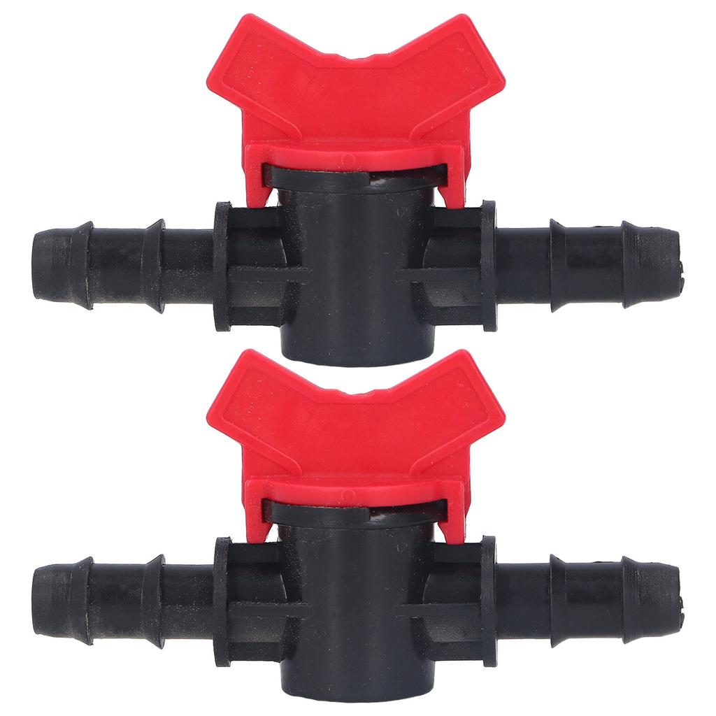 2Pcs Flow Control Valve Water Stop Controller Regulator ABS Switch Accessory Set Kit 12mm 0.47in