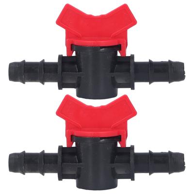 2Pcs Flow Control Valve Water Stop Controller Regulator ABS Switch Accessory Set Kit 12mm  0.47in