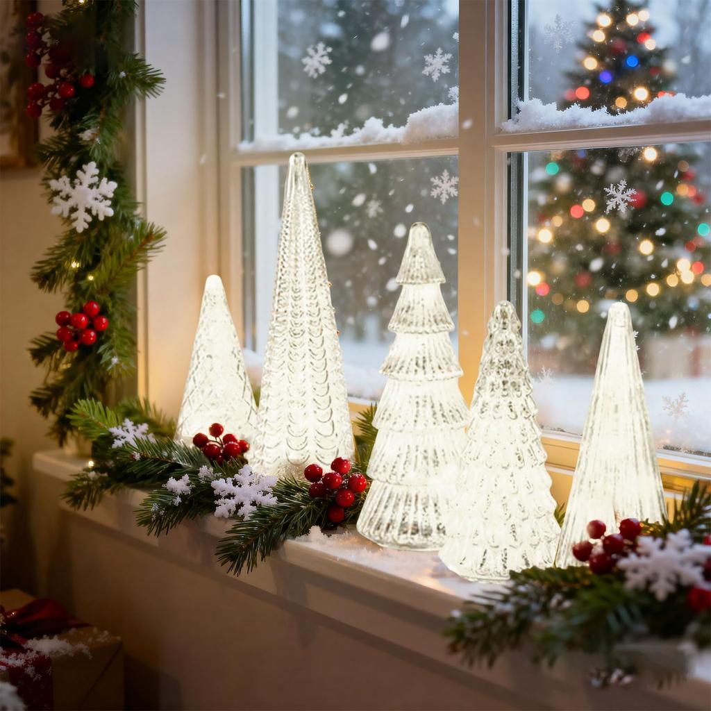 Christmas Tree Ornaments Personalized Home Decor Christmas Tree Statue Decoration Christmas Decorative Statuary Holiday Gifts