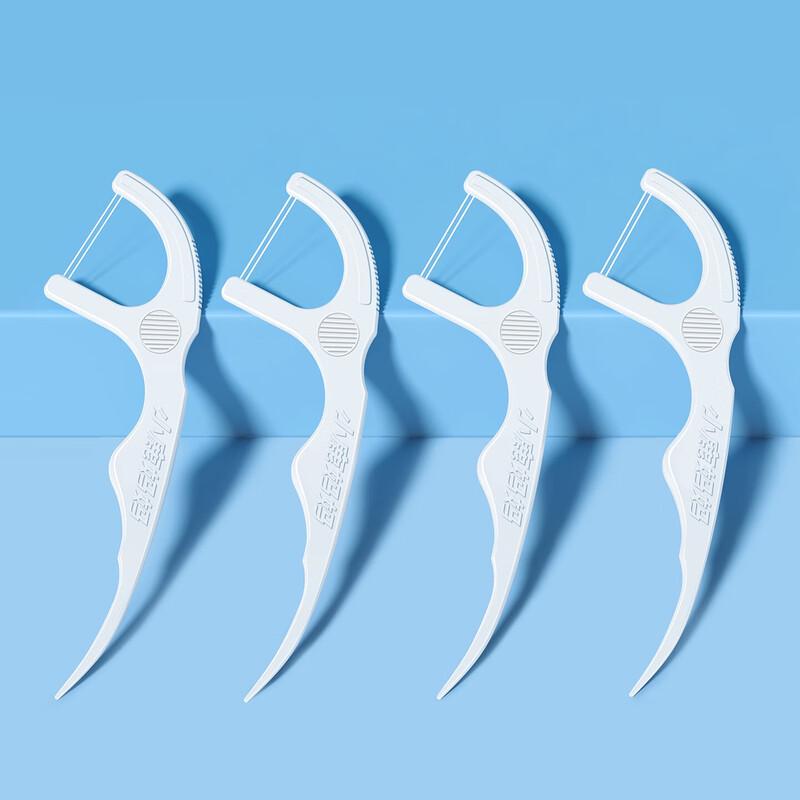 FAWNMUM Classic Extra-Fine Double Line Dental Floss Picks