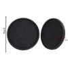Car Anti Slip Cup Coaster 2pcs Black Interior Accessory Suitable for Most 7cm Diameter Cups - Essential - with Car Decoration