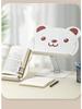 Adjustable Solid Wood Bear Book Stand for Kids and Students