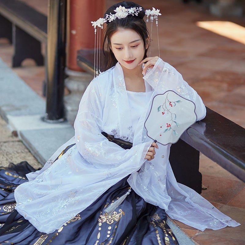 Plus Size Hanfu Chinese Style Women's Suit