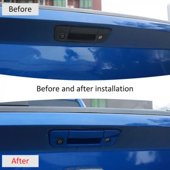 Blue Rear Door Tailgate Handle Cover Trim For Dodge RAM 1500 10-17 Accessories